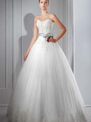 Свадебное платье Soddy. Силуэт Пышное, А-силуэт. Цвет Белый / Молочный. Вид 1