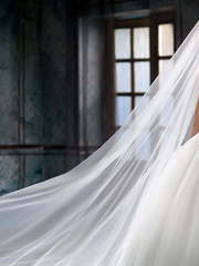 Свадебное платье Soddy. Силуэт Пышное, А-силуэт. Цвет Белый / Молочный. Вид 2