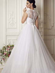 Свадебное платье Fresia Lux. Силуэт Пышное, А-силуэт. Цвет Белый / Молочный. Вид 2