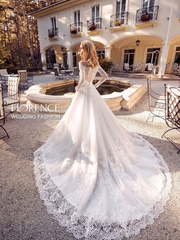 Свадебное платье Monarshe. Силуэт Пышное, А-силуэт. Цвет Белый / Молочный. Вид 2