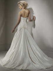 Свадебное платье Geyl. Силуэт А-силуэт. Цвет Белый / Молочный, Айвори / Капучино. Вид 2