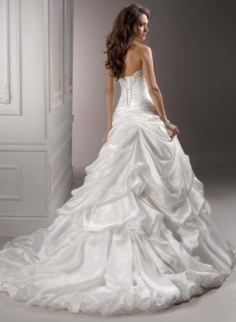 Свадебное платье Juliana. Силуэт Рыбка, А-силуэт. Цвет Белый / Молочный. Вид 2