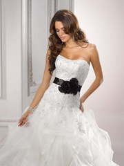 Свадебное платье Selin. Силуэт Пышное, А-силуэт. Цвет Белый / Молочный. Вид 2