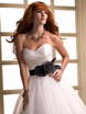 Свадебное платье M002. Силуэт А-силуэт. Цвет Белый / Молочный. Вид 3
