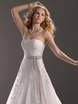 Свадебное платье M078. Силуэт А-силуэт. Цвет Белый / Молочный. Вид 3