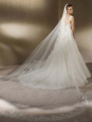 Свадебное платье Rafaga. Силуэт А-силуэт. Цвет Белый / Молочный, Айвори / Капучино. Вид 2