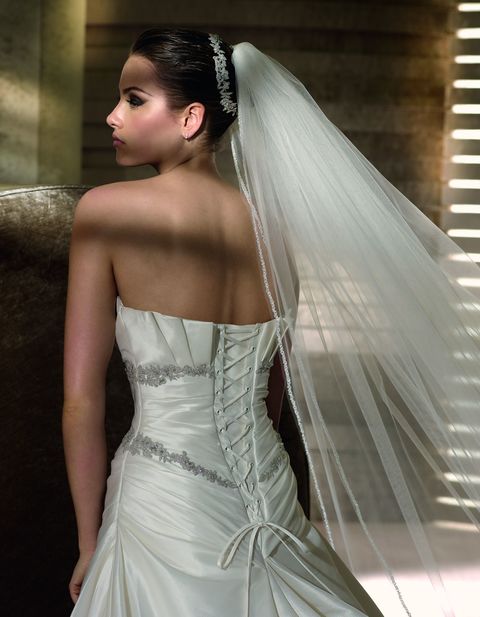 Свадебное платье Regazo. Силуэт А-силуэт. Цвет Айвори / Капучино, Белый / Молочный. Вид 3