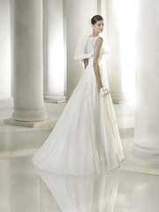 Свадебное платье Sabola. Силуэт А-силуэт. Цвет Белый / Молочный. Вид 2