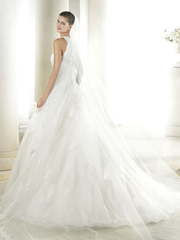 Свадебное платье Santina. Силуэт А-силуэт. Цвет Белый / Молочный. Вид 2