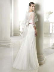 Свадебное платье Shaira. Силуэт А-силуэт, Рыбка. Цвет Белый / Молочный. Вид 2