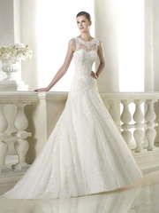 Свадебное платье Shantay. Силуэт А-силуэт, Рыбка. Цвет Белый / Молочный, Айвори / Капучино. Вид 1