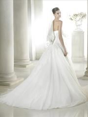 Свадебное платье Sally. Силуэт А-силуэт. Цвет Белый / Молочный. Вид 2