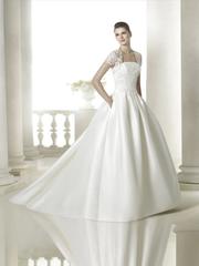 Свадебное платье Siamara. Силуэт А-силуэт. Цвет Белый / Молочный. Вид 1