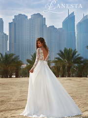 Свадебное платье Dolorosa. Силуэт А-силуэт. Цвет Белый / Молочный. Вид 2