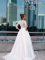 Свадебное платье Passetto. Силуэт А-силуэт. Цвет Белый / Молочный. Вид 2