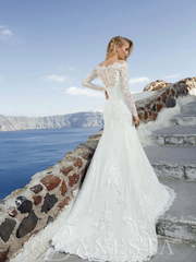 Свадебное платье Angelika. Силуэт А-силуэт, Рыбка. Цвет Белый / Молочный. Вид 2