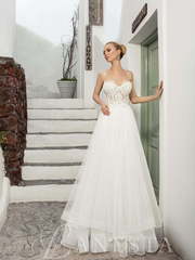 Свадебное платье Blash. Силуэт А-силуэт, Рыбка. Цвет Белый / Молочный. Вид 1