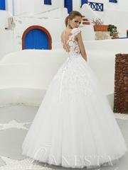 Свадебное платье Bjanka. Силуэт Пышное, А-силуэт. Цвет Белый / Молочный. Вид 2