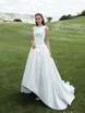 Свадебное платье Eridana. Силуэт А-силуэт. Цвет Белый / Молочный. Вид 1