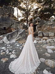 Свадебное платье Opal. Силуэт А-силуэт, Рыбка. Цвет Белый / Молочный, Айвори / Капучино, Персик / Оранжевый. Вид 2