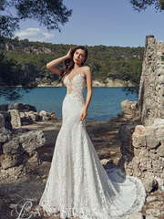Свадебное платье Tourmaline. Силуэт А-силуэт, Рыбка. Цвет Белый / Молочный. Вид 1