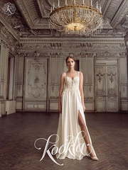 Свадебное платье Djulian. Силуэт А-силуэт, Прямое. Цвет Белый / Молочный. Вид 1