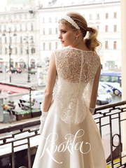 Свадебное платье Elenein. Силуэт А-силуэт. Цвет Белый / Молочный. Вид 2
