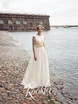 Свадебное платье Liora. Силуэт А-силуэт. Цвет Белый / Молочный. Вид 1