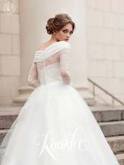 Свадебное платье Lizet. Силуэт А-силуэт. Цвет Белый / Молочный. Вид 2