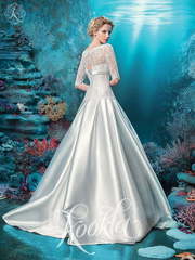 Свадебное платье Ангела. Силуэт А-силуэт. Цвет Белый / Молочный. Вид 2