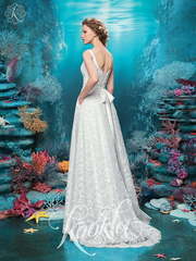 Свадебное платье Винсана. Силуэт А-силуэт, Прямое. Цвет Белый / Молочный. Вид 2