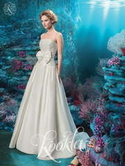 Свадебное платье Кристиана. Силуэт А-силуэт. Цвет Белый / Молочный. Вид 1