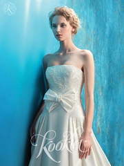 Свадебное платье Кристиана. Силуэт А-силуэт. Цвет Белый / Молочный. Вид 2