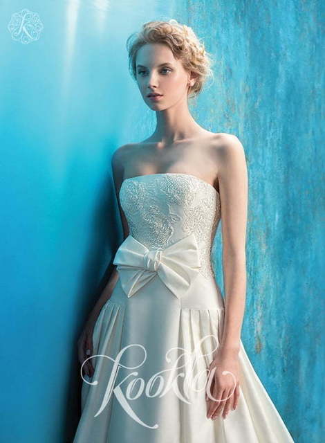 Свадебное платье Кристиана. Силуэт А-силуэт. Цвет Белый / Молочный. Вид 2