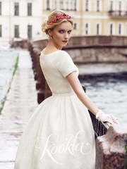 Свадебное платье Ottan. Силуэт Пышное, А-силуэт. Цвет Белый / Молочный. Вид 2