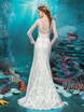 Свадебное платье Эдуарда. Силуэт А-силуэт, Рыбка. Цвет Белый / Молочный. Вид 2