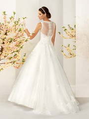 Свадебное платье Марисоль. Силуэт Пышное, А-силуэт. Цвет Белый / Молочный. Вид 2