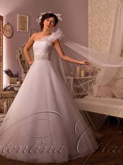 Свадебное платье La Strada. Силуэт Пышное, А-силуэт. Цвет Белый / Молочный. Вид 2