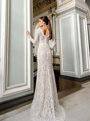 Свадебное платье Medea. Силуэт А-силуэт, Прямое. Цвет Белый / Молочный, Айвори / Капучино. Вид 2