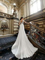 Свадебное платье Daniela. Силуэт А-силуэт, Прямое. Цвет Белый / Молочный. Вид 2