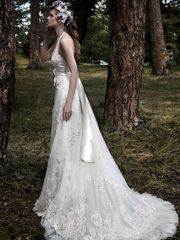 Свадебное платье Рассвет. Силуэт А-силуэт, Прямое. Цвет Белый / Молочный. Вид 1