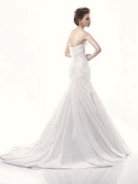 Свадебное платье Dartmouth. Силуэт А-силуэт, Рыбка. Цвет Белый / Молочный. Вид 2