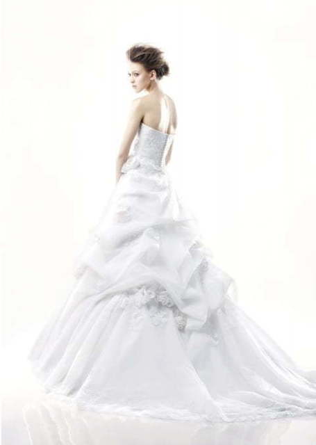 Свадебное платье Dalton. Силуэт Пышное, А-силуэт. Цвет Белый / Молочный. Вид 2