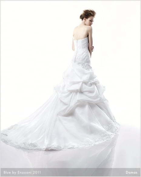 Свадебное платье Damas. Силуэт А-силуэт. Цвет Белый / Молочный. Вид 2