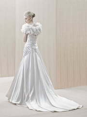 Свадебное платье Epinal. Силуэт А-силуэт. Цвет Белый / Молочный. Вид 2