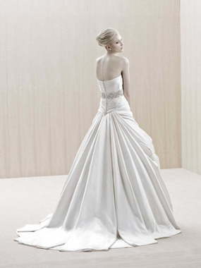 Свадебное платье Ekati. Силуэт А-силуэт. Цвет Белый / Молочный. Вид 2