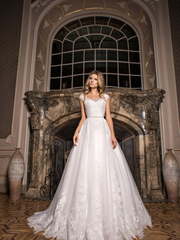 Свадебное платье Miranda. Силуэт А-силуэт. Цвет Белый / Молочный. Вид 1