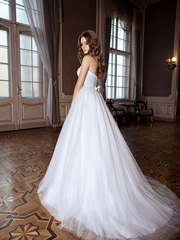 Свадебное платье Martha. Силуэт А-силуэт. Цвет Белый / Молочный. Вид 2