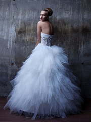 Свадебное платье Nina. Силуэт Пышное, А-силуэт. Цвет Белый / Молочный. Вид 2