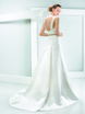 Свадебное платье 6015. Силуэт А-силуэт. Цвет Белый / Молочный. Вид 2